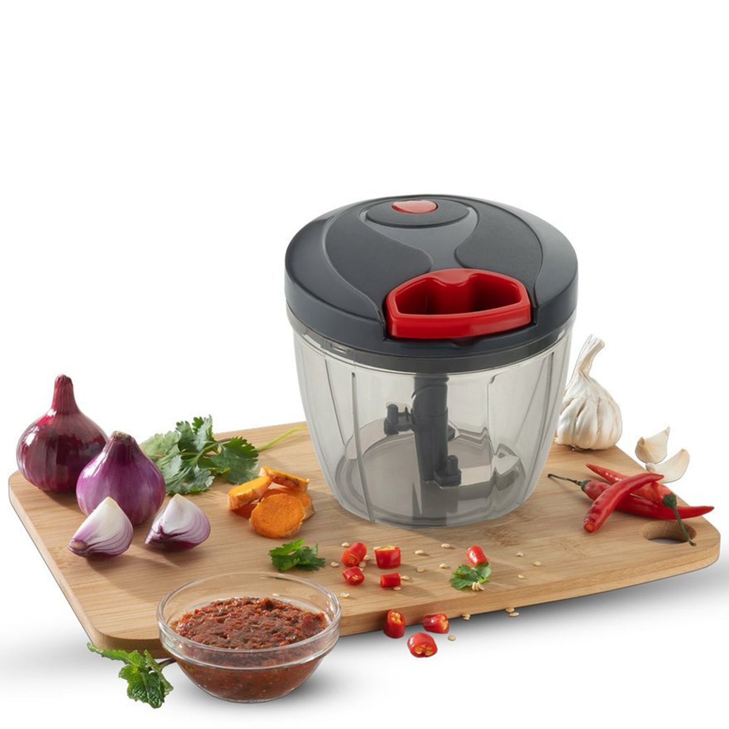 1850 Manual Food Chopper, Compact & Powerful Hand Held Vegetable Chopper/Blender (750ml) freeshipping - DeoDap 1850 Manual Food Chopper, Compact & Powerful Hand Held Vegetable Chopper/Blender (750ml) freeshipping - DeoDap